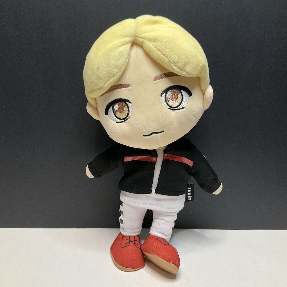 BTS Bangtan Mic Drop Official Tiny Tan Stuffed Plush Doll Toy - Jimin 12"
